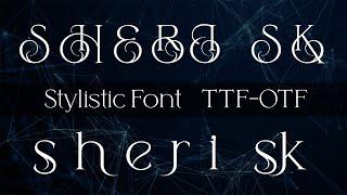 Stylistic Font Download In TTF And OTF Files |English| |Photoshop Tutorial|