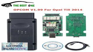 Newest Opcom 1.99 V2014 120309a CAN BUS OBD2 Scanner OP-COM V1.99 PIC18F45K80 Review