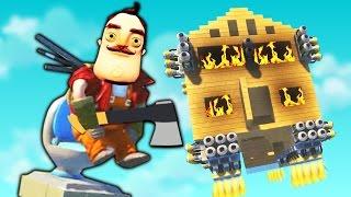 СОСЕД-МАНЬЯК В ВОЗДУШНОМ ДОМЕ! - ПРИВЕТ СОСЕД С ЛОВУШКАМИ В SCRAP MECHANIC ( Hello Neighbor )