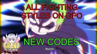 [CODES] BEST FIGHTING STYLES LOCATION ON GRAND PIECE ONLINE UPDATE 4 + gpo leveling guide update 4