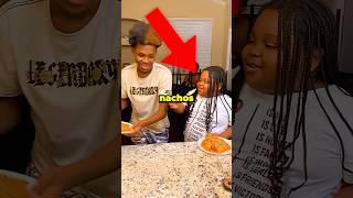 She Tried To Steal His Dinner…