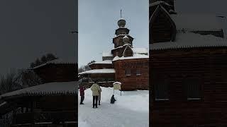 Суздаль. Музей деревянного зодчества. Новогодние каникулы.