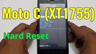 Motorola Moto C (XT1755) Hard Reset or Pattern Unlock Easy Trick With Keys