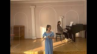 Якубова Гульнур. 10 лет. И.Шильцева «Романс», Ю. Должиков «Хорошее настроение».