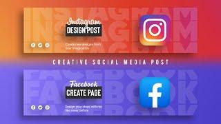 How to Make a Creative Social Media Banner or Post on Android Mobile using PixelLab