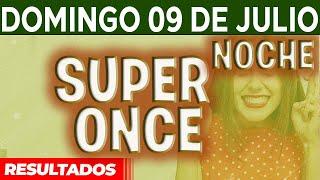 Resultado del sorteo Super Once Noche del Domingo 9 de Julio del 2023