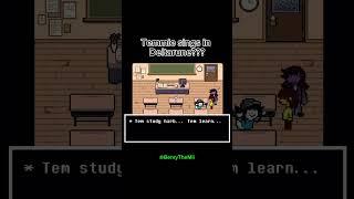 Temmie SINGS in Deltarune? #deltarune