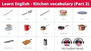 Learn English Vocabulary #12 | Kitchen Tools and Utensils