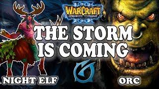 Grubby | "The Storm is Coming" | Warcraft 3 | NE vs ORC | Terenas Stand