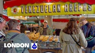 London Walk  BOROUGH Market Tour to St Paul’s Cathedral | Best street food markets in London4K HDR