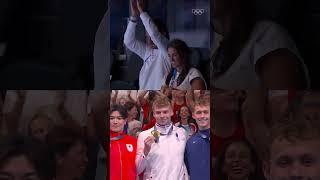 Winning Olympic gold AND a standing ovation from the one and only Antoine Griezmann? Double win.