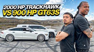 MY 2000HP TRACK HAWK DESTROYS MARTY GT63s SCARIEST FASTEST CAR I EVER OWNED