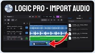 How to IMPORT AUDIO in Logic Pro for iPad