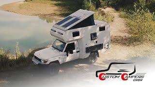 Custom Campers Toyota Land Cruiser GRJ 79 Alkoven Konzept Super Light Weight