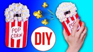 DIY Чехол для телефона / Чехол СВОИМИ РУКАМИ с нуля / Чехол Попкорн  Afinka