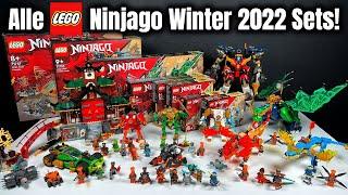 Eine riesige Welle: LEGO Ninjago Winter 2022 Sets Review! | Transformer Mech & Tempel!