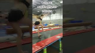 before and after - gymnastics progression 