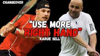 How Andre Agassi Transformed Karue's Backhand @KaruesellHQ