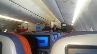 Aeroflot pre flight safety demonstration - Moscow SVO - JFK