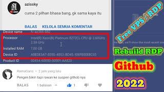 RDP FREE GITHUB || RE-BUILD RDP