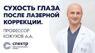 Сухость глаза после лазерной коррекции. Профессор Кожухов А.А.