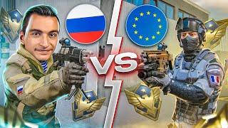 КТО СИЛЬНЕЕ? ГРАНДМАСТЕРЫ ЕВРОПЫ против РОССИИ в Warface!