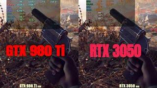 GTX 980 Ti vs RTX 3050 - in 2022