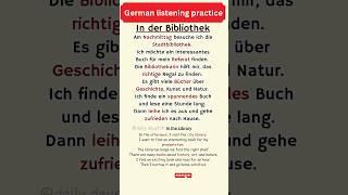 Practice German listening