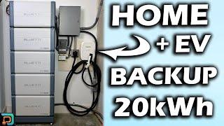 EV Charging and Home Backup With Solar Energy