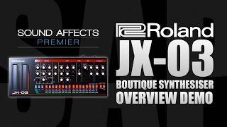 Roland JX-03 Boutique Synthesiser Overview Guide