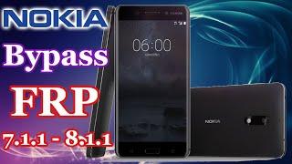 Nokia 6 Bypass  FRP - Unlock Google Account Android 7.1.1 - 8.1.1