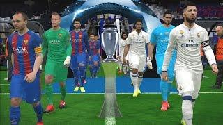 PES 2017 | UEFA Champions League Final | Real Madrid vs FC Barcelona | Gameplay PC