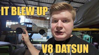 V8 First Start Datsun Stanza GONE WRONG