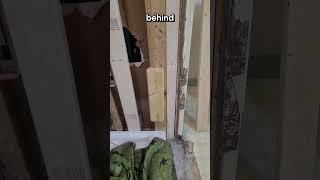 How to Add Blocking for a Shower Door Installation #shorts #diy #plumbing