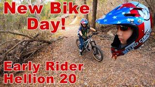 New Bike Day: Early Rider Hellion 20 || Waterfall Ride || Specialized Turbo Levo Expert