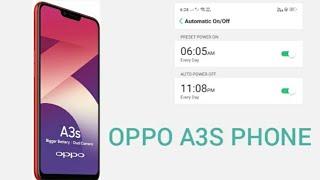 Oppo A3s Phone automatic on/off setting on.. #rajuhelp24 #phone