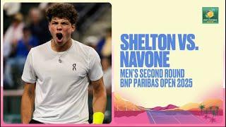 Ben Shelton vs. Mariano Navone Highlights | BNP Paribas Open 2025