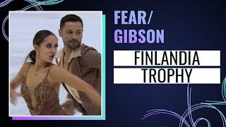 Lilah FEAR / Lewis GIBSON (GBR) | Ice Dance | Finlandia Trophy 2024 | #gpfigure