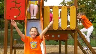 At the Playground | Fun Action Song for Kids | Kids Songs and Nursery Rhymes | Time 4 Kids TV