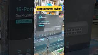 TP Link 1 Gbps Network Switch #TPLink #NetworkSwitch #TechUpgrade #ServerRack #GigabitEthernet