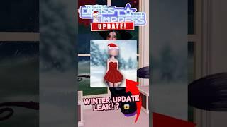 *NEW* WINTER Update LEAK?! Dress To Impress Update CONFIRMED! #dti #dresstoimpress