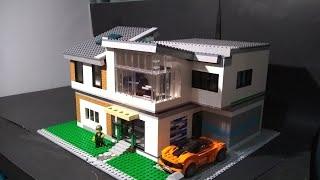 Huge Detailed Modern Lego House Moc