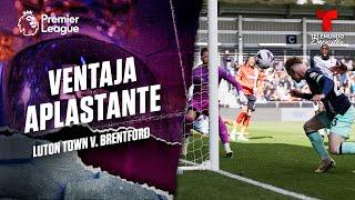 Gol de Keane Lewis-Potter - Luton Town v. Brentford | Premier League | Telemundo Deportes