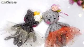 Амигуруми: схема Мартовская кошечка. Игрушки вязаные крючком - Free crochet patterns.