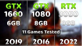 GTX 1660 Super vs GTX 1080 vs RTX 3050 | Budget king????