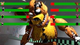 [SFM FNaF] Withered Melodies vs Fanta Animatronics WITH Healthbars