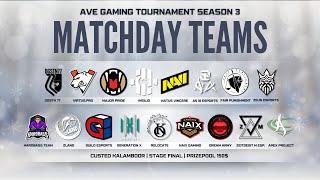 AVE GAMING S3 TOURNAMENT | PUBG MOBILE | KALAMBOOR