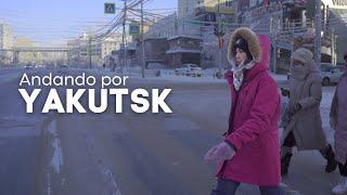 Andando por Yakutsk | A cidade MAIS FRIA do mundo (-50°C)