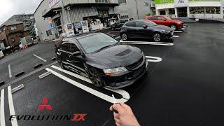 POV Mitsubishi Evolution IX GSR | Tuned 400HP EVO Relaxed drive | Pure Drive Vibes