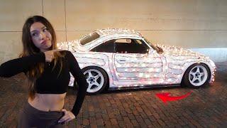 putting christmas lights on my car *tutorial*